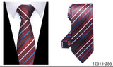 100% Silk Brand Purple Tie Men Necktie High Quality Mix Colors Silk 7.5 cm Gravatas Accessories Wedding April Fool's Day