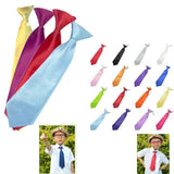 Kid Tie Solid classic NEW Ties Gift Fashion Wholesale Neckties Color Business Cravat Wedding Party Formal FA117