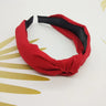Fashion Top Knot Satin Headbands Wide Fabric Makeup Hairbands for Women Girls Ladies Washing Hair Hoops Bezel Hair Accessories