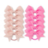 10Pcs/lot Grosgrain Ribbon Pigtail Hair Bows Elastic Hair Ties Hair Bands Holders Girls Baby Hair Accessories for Baby Infants