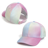 Fashion Candy Color Kids Baseball Cap Sun Protection Boy Girls Hat Adjustable Travel Peaked Caps Hat High Ponytail Kids Boy Hat