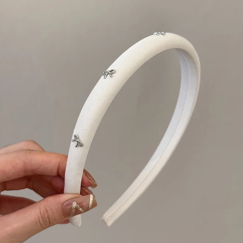 1pc Fashion Headbands Hair Accessories For Girls Women Band Korean Bow Fairy Hoop Headbands