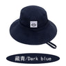 SMILE Baby Sunhat Summer Spring Kids Bucket Hat For Girls Boys Children Big Visor Cotton Sun Cap Beach Travel Panama Hats Caps