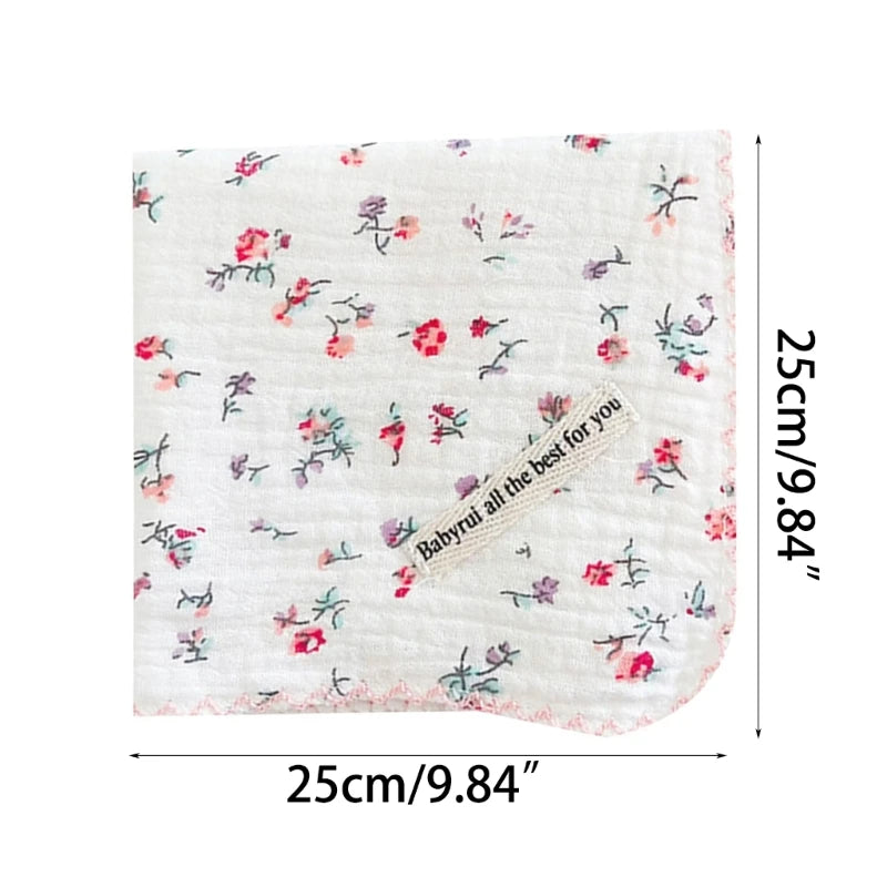 Cotton  Towel Newborn Baby Items Muslin Baby Bibs Handkerchief Soft Saliva Towel  Feeding Burp Cloths Facecloth