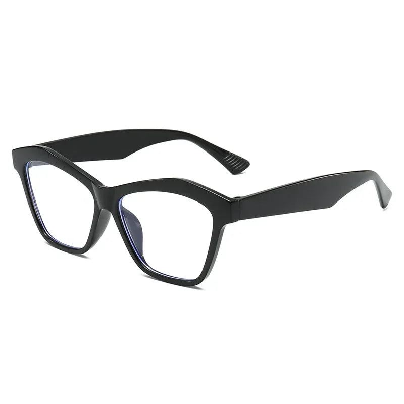 Retro Men Women Clear Lens Presbyopia Glasses Personalized Cat Eye Reading Glasses Blue Light Blocking Eye Protection Eyewear