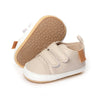 Classic Fashion Baby Casual Sneakers Vintage PU Leather 4 Colours Kids Baby Soft Rubber Sole Slip Resistant Infant Crib Shoes