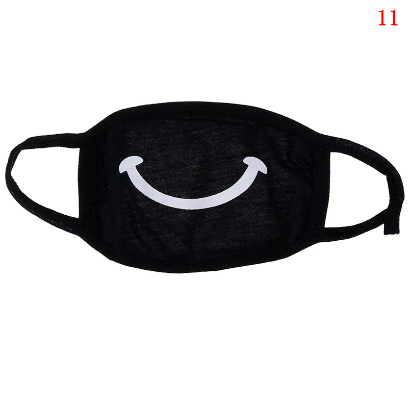 1pc Mouth Face Mask Unisex Cotton Dustproof Mouth Face Mask Anime Cartoon Bear Women Men Muffle Face Mouth Party Masks