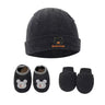 1 Set Baby Anti Scratching Gloves Hat Foot Cover Set Soft Cotton Newborn No Scratch Mittens Socks Beanies Cap Nightcap