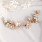 Female Wedding Headband Party Prop Flower Hair Accessories Banquet Headwear Masquerade Prom Hairband Bride Hair Jewelry Gifts