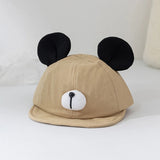 Cute Bear Ear Baby Hat Kids Boy Girl Soft Cotton Peaked Bonnet Caps Children Cartoon Casual Sun Visor Hats