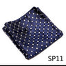 High Grade 2023 New Style Hot sale Silk Handkerchief Black Suit Accessories Solid Men Abraham Lincoln's birthday Pocket Square