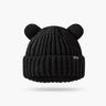 Cute Bear Ear Knitted Wool Hat Women Fashion Hooded Thick Beanies Cap Winter Warm Woolen Hats Designer Kpop Personality Bonnet