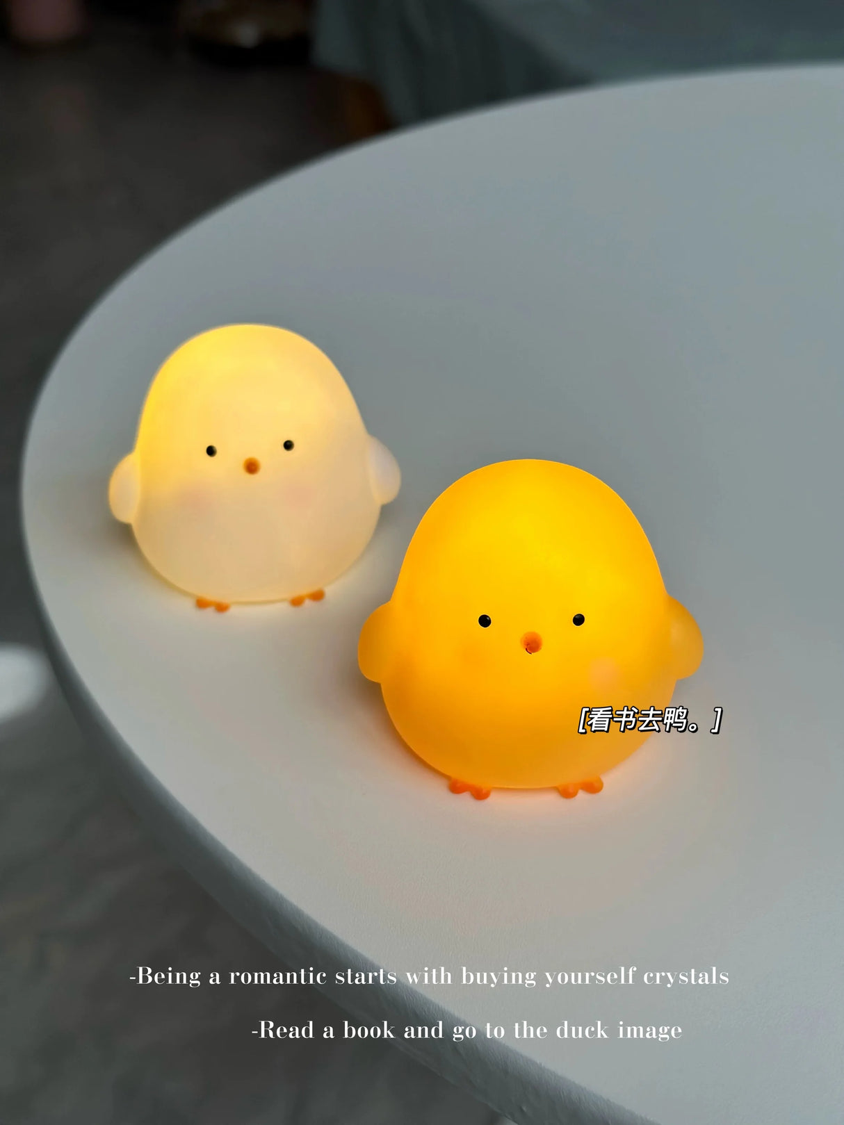 Cute Chicken Soft Lighting Small Night Light Bedside Lamp Decoration Bedroom Atmosphere Light Girl Children GIft