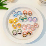 Hair Accessories Girls Bands Bandeau Cheveux Scrunchies Elastic Fille Korean Haarband Rubber Brown Children Gomas Gift Kids