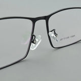 Titanium Alloy Glasses Frames Men Eyewear Optical Prescription Glasses Frame Large Face Eyeglasses square Myopia Retro spectacle