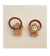 Hair Accessories Girls Bands Bandeau Cheveux Scrunchies Elastic Fille Korean Haarband Rubber Brown Children Gomas Gift Kids