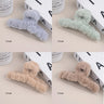 4Pcs/Set Plush Hair Claw Elegant Acrylic Hairpins Faux Fur Hair Clip Barrette Crab Headwear for Women Girls Hair Accessories
