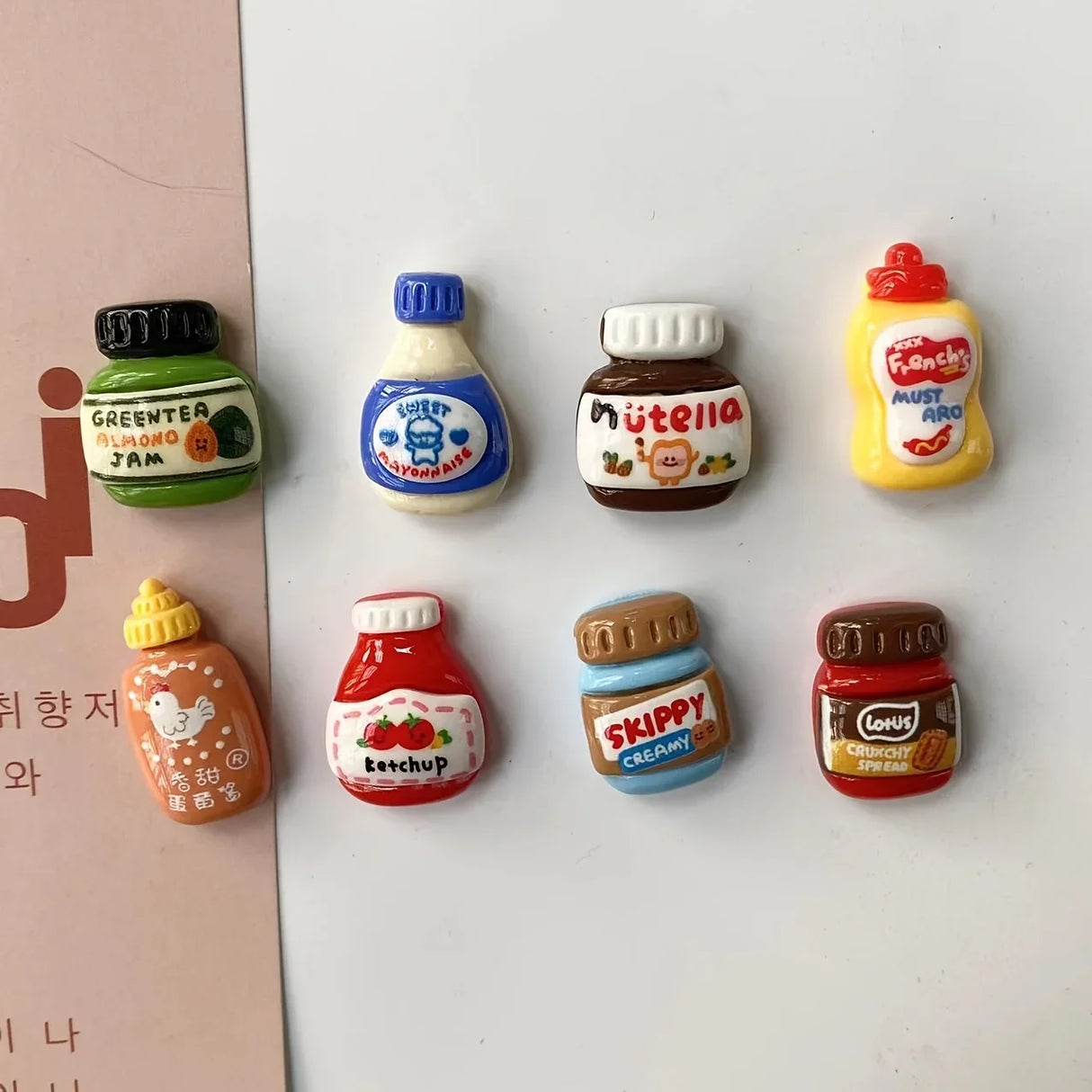 8Pcs/set Cute Mini Sauce Bottle DIY Crafts Fashion Jewellery Hairpin Accessories Making Manicure Hairwear Ornament Accessories