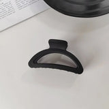 Women Elegant Black Geometric Plastic Hair Claw Lady Sweet Long Hair Holder Toothed Hair Clips Hairpins Fashion Hair Accessories