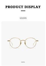 2015 Round Eyeglass Titanium Retro Square Glasses Frames Men Women Eyeglasses Frames Eyewear Business Korean Spectacles Frame