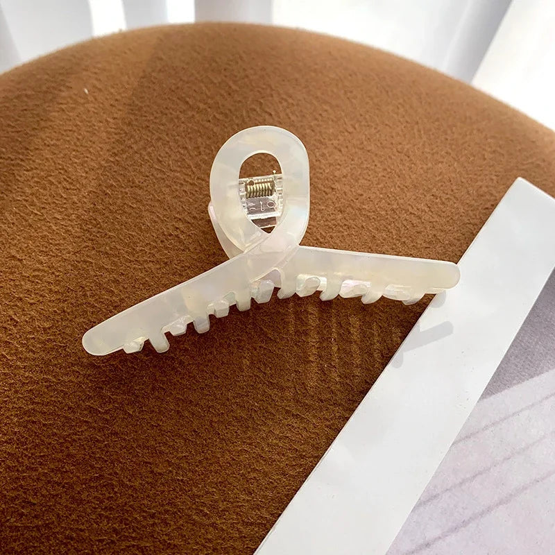 Bilandi Trendy Jewelry Acetate Hair Clip For Women Girl Head Hairpin Resin Hair Claw Headdress Female Hair Accessories