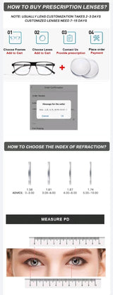 2024 Pure Titanium Frame Round Retro Fashion Men Women Eyeglasses Frame Anti-blue Light Glasses Designer Korean Glasses Frames