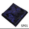 High Grade 2023 New Style Hot sale Silk Handkerchief Black Suit Accessories Solid Men Abraham Lincoln's birthday Pocket Square