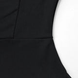 Sexy A-Line Women Dresses Summer Fashion Short Sleeve Black Slim Mini Dress Casual Streetwear Clubwear Elegant Lady Party Dress