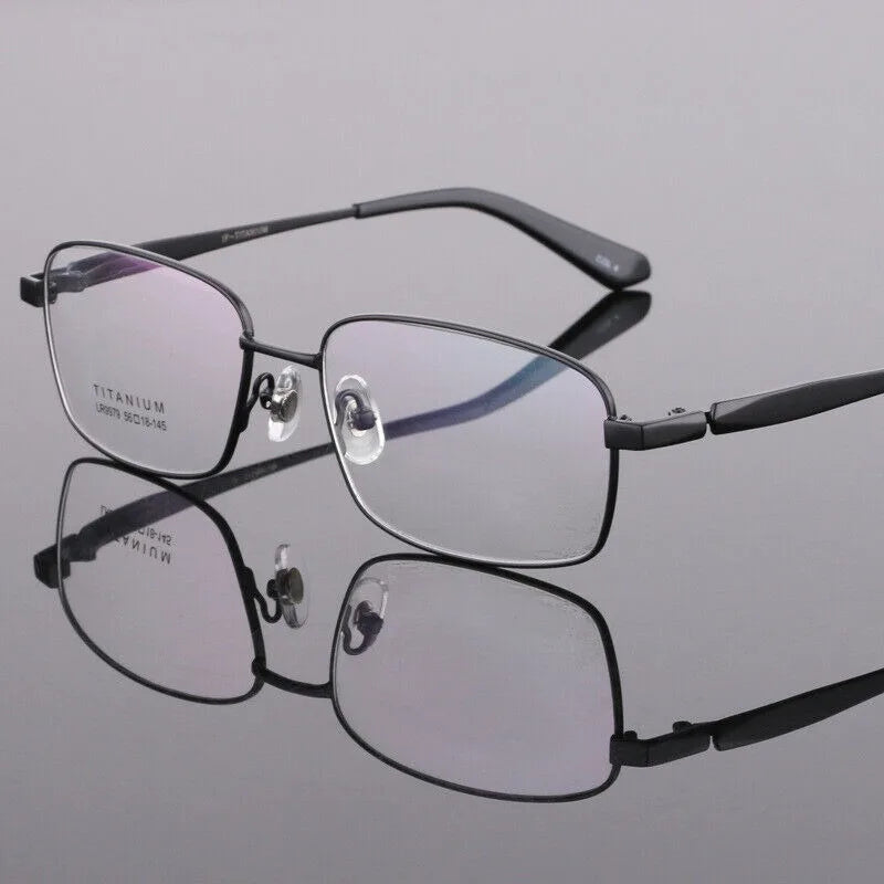 BETSION New Retro Square Pure Titanium Upscale Men Optical Glasses Frames Women Fashion Prescription Eyeglasses