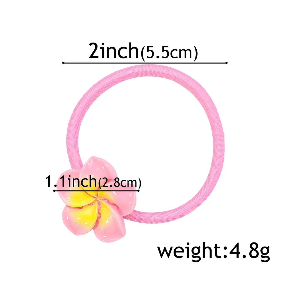 Girls Elastic Hair Ties Flower Hairbands Ponytail Holder Headbands Kids Floral Scrunchies Women Hair Accessories