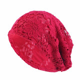 Women Men Sleeping Hat Baggy Beanie Satin Lined Night Unisex Sleep Cap Hair Care Bonnet Hair Loss Nightcap Pullover Hat Headwear