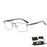 Big Titanium Glasses Frame Anti Blue Ray For Computer Work Business Spectacle Screen Protective Eyeglasses Wide155mm Light