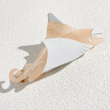 Creative Funny Acetate Tortoise Sturgeon Fish Shark Hairpin Oversize Marine Animal Barrettes Thick Hair Clip Claw Accessories