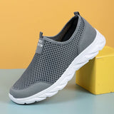 MAEDEF Fashion Breathable Men Casual Shoes Lightweight Outdoor Walking Shoe Non-slip Men's Sneakers Slip on Comfortable Footwear