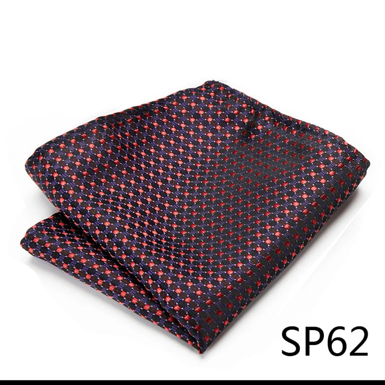 High Grade 2023 New Style Hot sale Silk Handkerchief Black Suit Accessories Solid Men Abraham Lincoln's birthday Pocket Square
