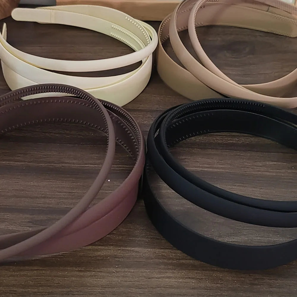 3pc European and American Black Khakistyle  Hairbands Headbands for Women Girls Men Sport Washface Korean Hair Accessories Tool