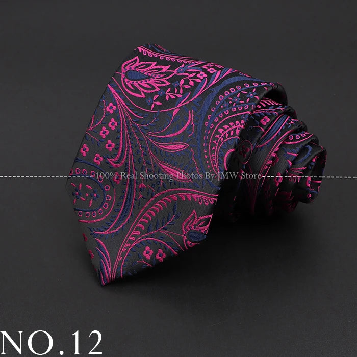 New Design Wedding Men Tie Purple Solid Striped Paisley Flower Neckties Men Business Dropshipping Groom Collar Accessories Gift