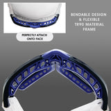Sports Glasses Lens Replaceable Slim Fit Light Weight Impact-Resistant Protective Goggles Basketball Soccer Volleyball Tennis