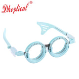 Pure Titanium Trial Frame Optometry Frame Multi Pupil Adjustable Lens Leg Eye Distance Measurement 3 Lenses By Dhoptical
