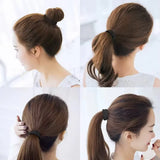 50/100/30 basic black rubber band for women girls elatic classical hair band head accessories casual sport High ponytail support