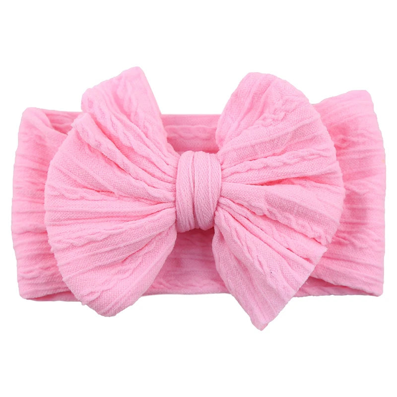 Baby Girl Bows Headband Newborn Turban Hairbands Kids Red Head Band Outdoor Toddler Children HeadWrap Hair Accessories