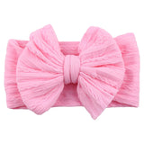 Baby Girl Bows Headband Newborn Turban Hairbands Kids Red Head Band Outdoor Toddler Children HeadWrap Hair Accessories