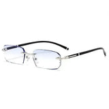 Luxury Blue Light Blocking Reading Glasses Women Men Cutting Frame Presbyopia Eyeglasses HD Lens Farsighted Prescription Eyewear