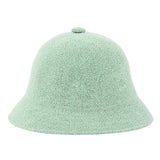 2024 Bucket Cap for Women Girls Classic Embroidery Towel Mesh Fisherman Hat Flat-top Basin Hat