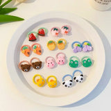 Hair Accessories Girls Bands Bandeau Cheveux Scrunchies Elastic Fille Korean Haarband Rubber Brown Children Gomas Gift Kids