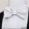 Fashion Brand Brand Silk Bow Tie Dark Blue Man Dot Wedding Accessories lover's day Fit Formal Party