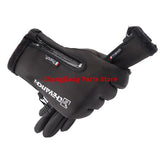 Outdoor Winter Gloves For Men Waterproof Thermal Fleece Lined Resistant Touch Screen Non-slip Motorbike Riding Mountaineering