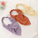 Headbands Cute Women Elastic Hair Accessories Bandana Turban Headwrap Triangle Hair Scarf