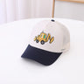 Korean Children 's Sports Hats Toddler Baby Boy Baseball 2024 Summer Embroidered Excavator Outdoor Kids Hip Hop Caps Adjustable