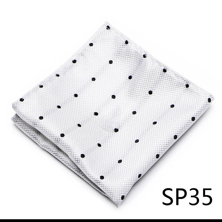 High Grade 2023 New Style Hot sale Silk Handkerchief Black Suit Accessories Solid Men Abraham Lincoln's birthday Pocket Square
